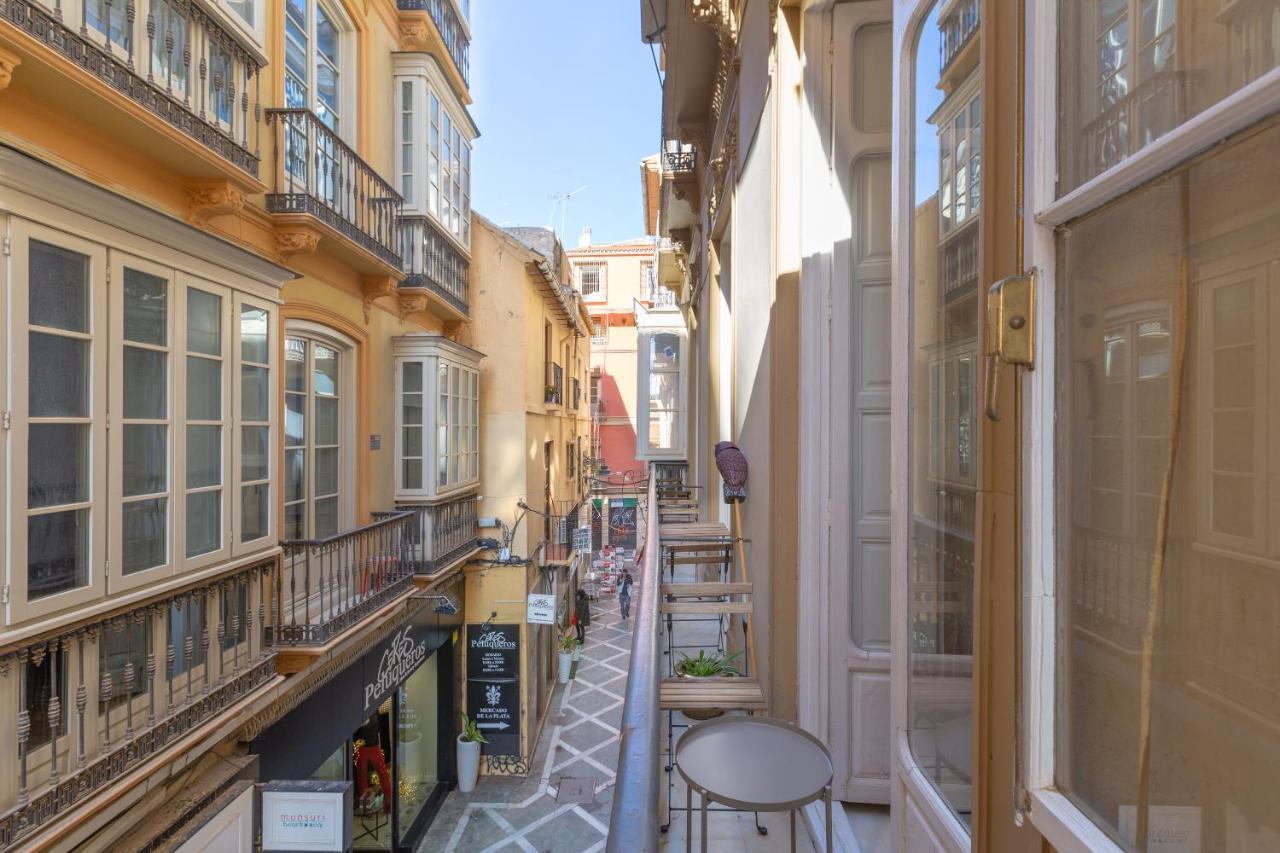 Puerta De Larios: Central Three-Bedroom Apartment With Balconies And Patio Малага Екстериор снимка